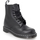 Schuhe Damen Boots Dr. Martens 1460 WS BLACK SMOOTH UNISEX 24758001 Schwarz