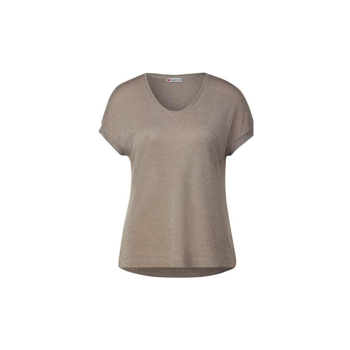 Kleidung Damen T-Shirts Street One 321147 Gold