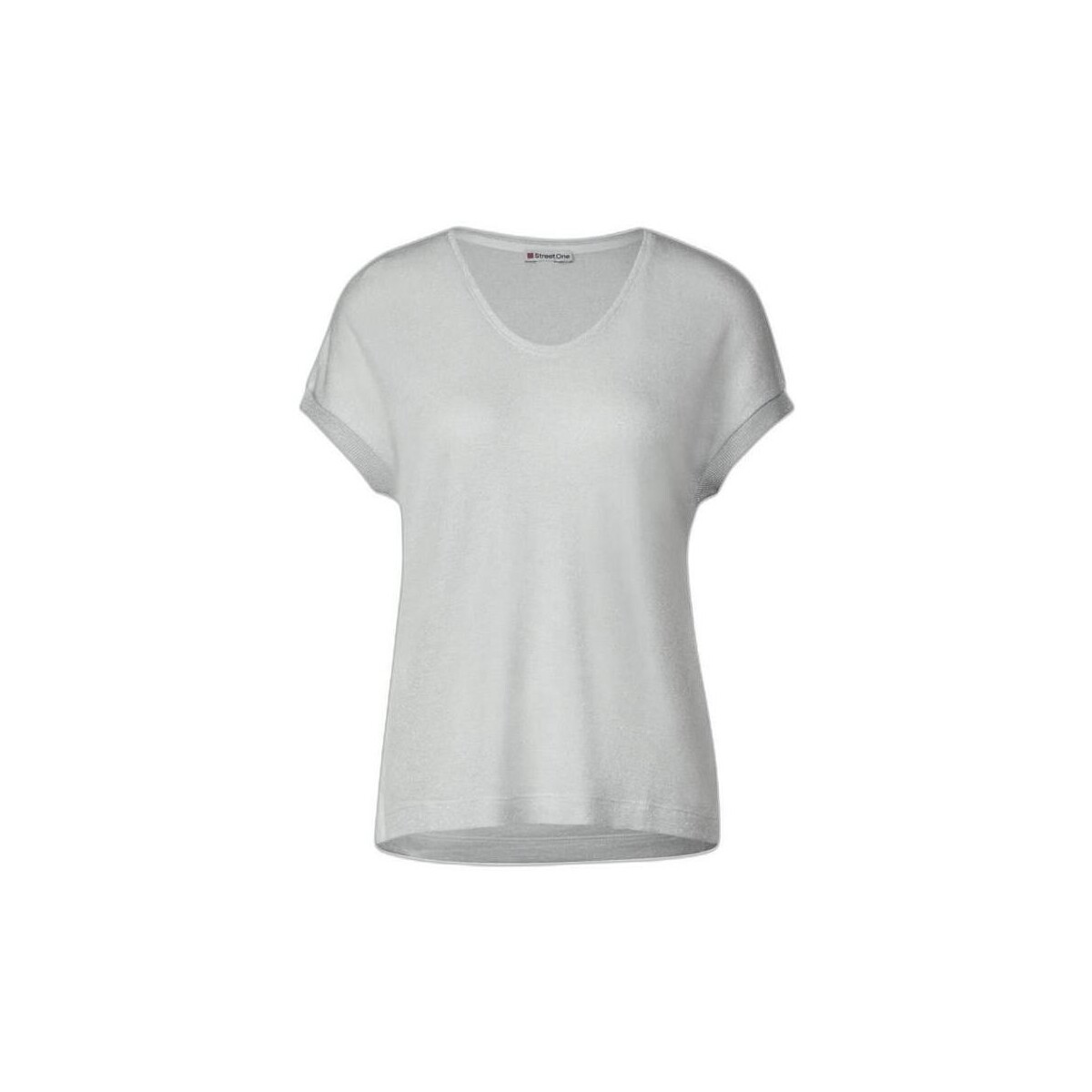 Kleidung Damen T-Shirts Street One 321147 Silbern
