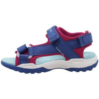 Schuhe Mädchen Sandalen / Sandaletten Geox J BOREALIS GIRL A Blau