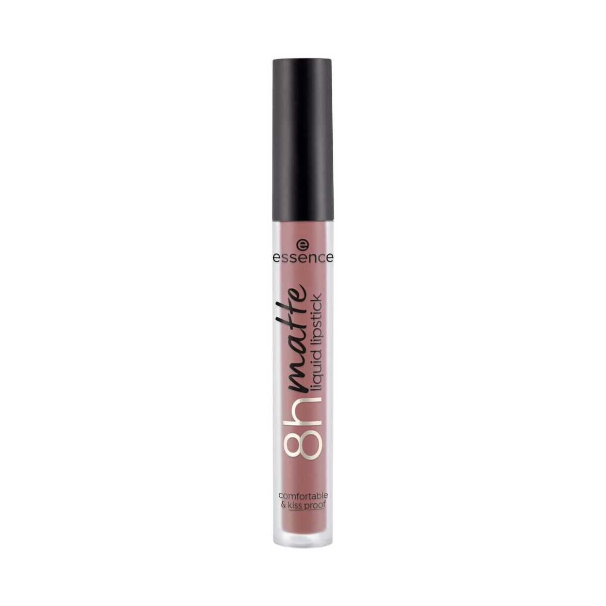 Beauty Damen Lippenstift Essence 8h Matte Flüssiger Lippenstift - 02 Silky Hazelnut Braun