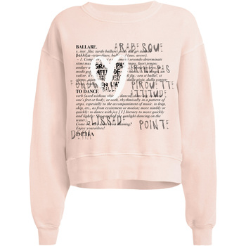 Kleidung Damen Fleecepullover Deha Comfy Graphic Sweatshirt Rosa
