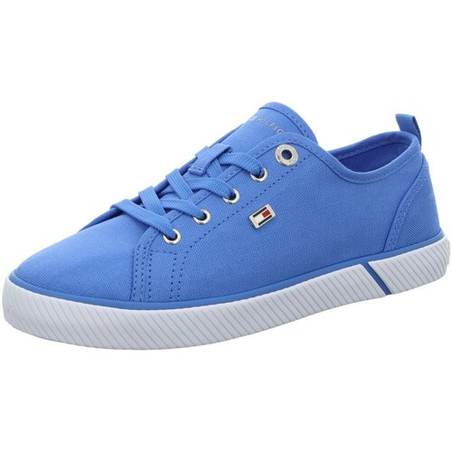 Schuhe Damen Sneaker Tommy Hilfiger VULC CANVAS SNEAKER FW0FW08063/C30 Blau