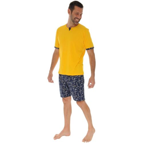 Kleidung Herren Pyjamas/ Nachthemden Christian Cane HERODIAN Gelb