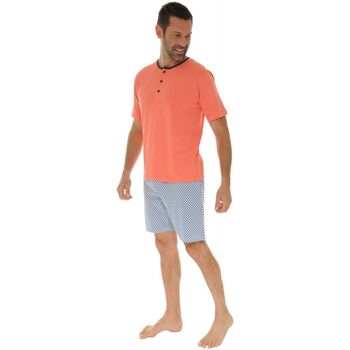 Kleidung Herren Pyjamas/ Nachthemden Christian Cane HARTEME Orange