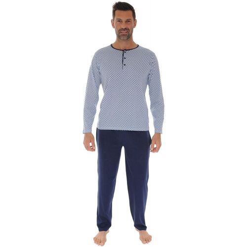 Kleidung Herren Pyjamas/ Nachthemden Christian Cane HARTEME Blau