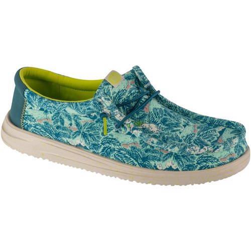 Schuhe Herren Sneaker Low HEYDUDE Wally H2O Tropical Blau