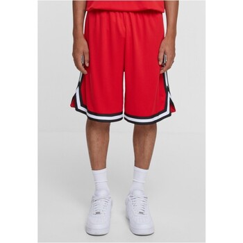 Kleidung Herren Shorts / Bermudas Urban Classics Streifen Mesh Shorts Artikel Tb243 Rot