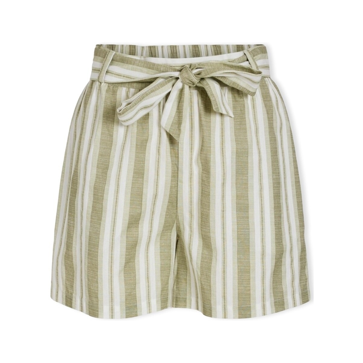 Kleidung Damen Shorts / Bermudas Vila Etni Shorts - Egret/Oil Green Beige