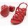 Schuhe Damen Sandalen / Sandaletten 24 Hrs  Rot