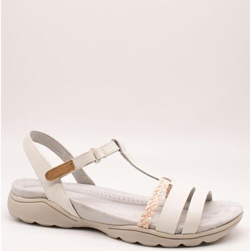 Schuhe Damen Sandalen / Sandaletten Clarks  Weiss