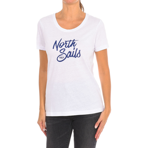 Kleidung Damen T-Shirts North Sails 9024300-101 Weiss
