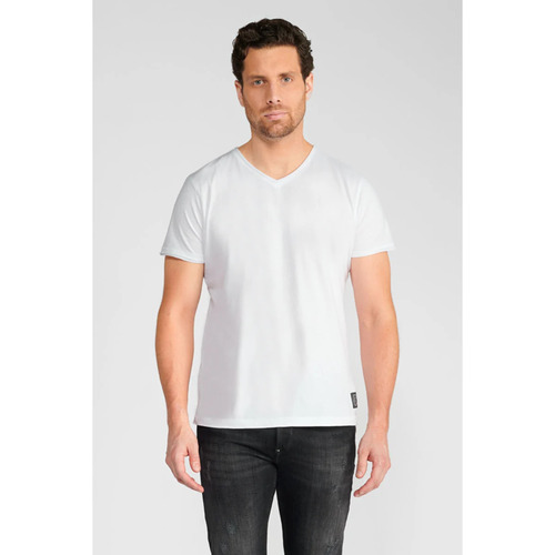 Kleidung Herren T-Shirts & Poloshirts Le Temps des Cerises T-shirt GRIBS Weiss