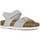 Schuhe Kinder Sandalen / Sandaletten Colors of California Bio sandal microglitter Silbern