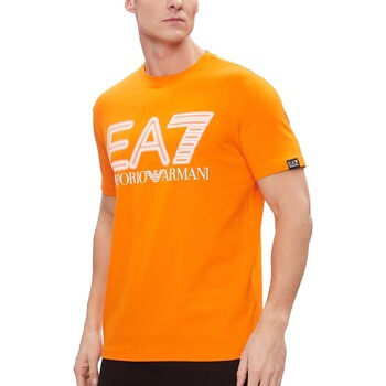 Kleidung Herren T-Shirts & Poloshirts Emporio Armani EA7 T-Shirt Orange