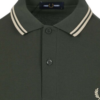 Fred Perry Fp Twin Tipped Fred Perry Shirt Grün