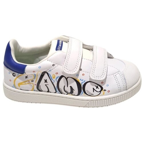 Schuhe Kinder Sneaker Titanitos Baskets bébé  U750 Joselu Weiss