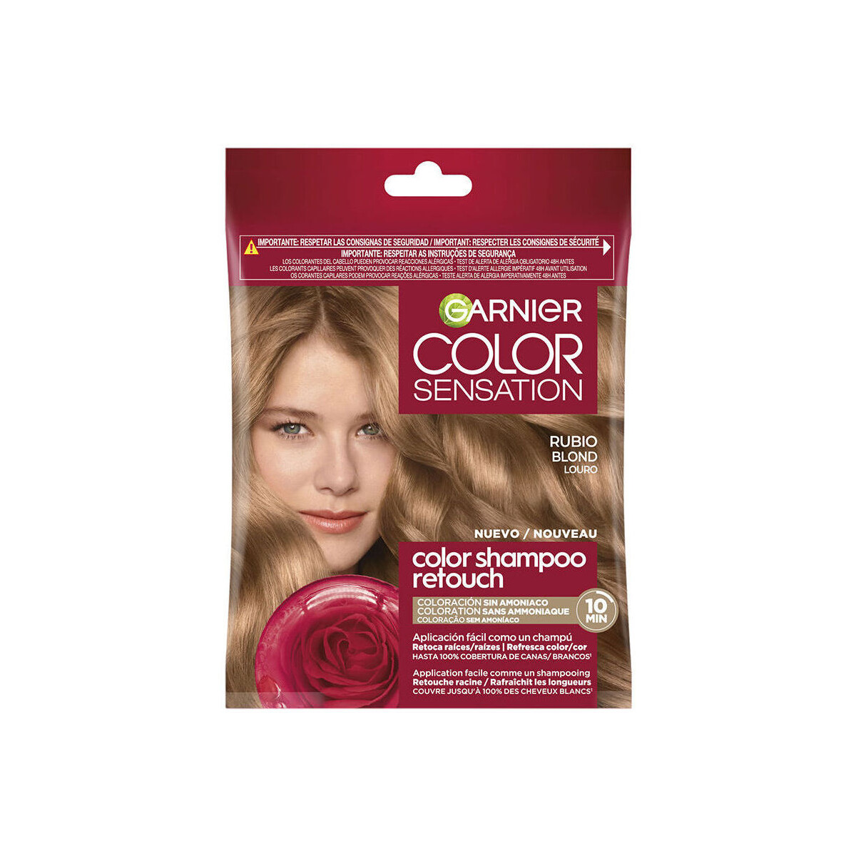 Beauty Damen Haarfärbung Garnier Color Sensation Shampoo 7.0blond 3 Stk 