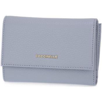 Taschen Damen Portemonnaie Coccinelle B35 METALLIC SOFT Blau