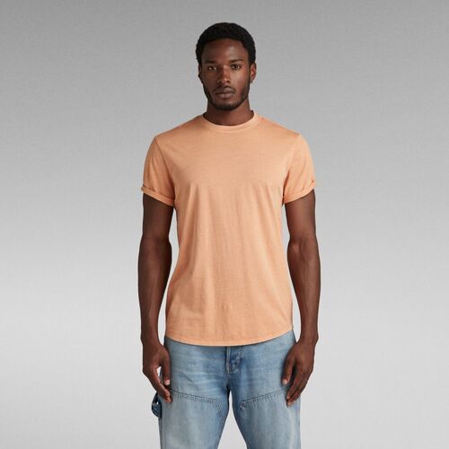 Kleidung Herren T-Shirts & Poloshirts G-Star Raw D16396-2653 LASH-G385 PEACH BLOOM GD Orange