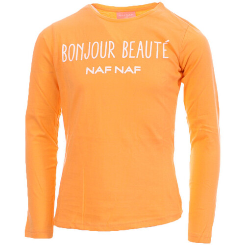 Kleidung Mädchen T-Shirts & Poloshirts Naf Naf NN-4051 Orange