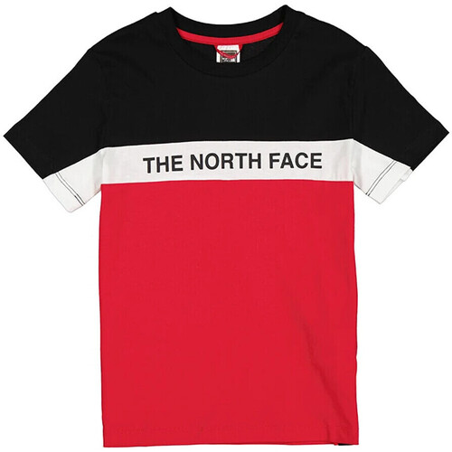 Kleidung Jungen T-Shirts & Poloshirts The North Face NF0A82FF67K2 Rot