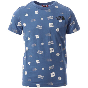 Kleidung Jungen T-Shirts & Poloshirts The North Face NF0A7X5GISK2 Blau
