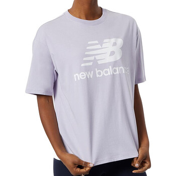 Kleidung Damen T-Shirts & Poloshirts New Balance WT03519GV Violett