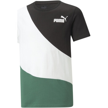 Kleidung Jungen T-Shirts & Poloshirts Puma 674231-37 Grün