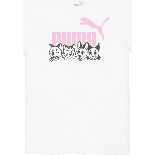 Kleidung Mädchen T-Shirts & Poloshirts Puma 673346-02 Weiss
