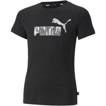 Kleidung Mädchen T-Shirts & Poloshirts Puma 670311-01 Schwarz