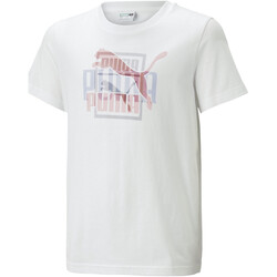 Kleidung Jungen T-Shirts & Poloshirts Puma 538405-02 Weiss