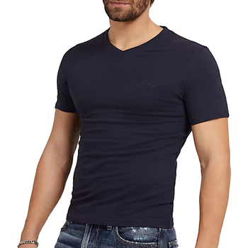 Kleidung Herren T-Shirts & Poloshirts Guess G-M2GI20K6XN1 Blau