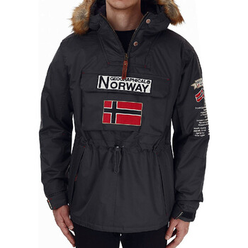 Kleidung Herren Parkas Geographical Norway WR042H/GN Schwarz