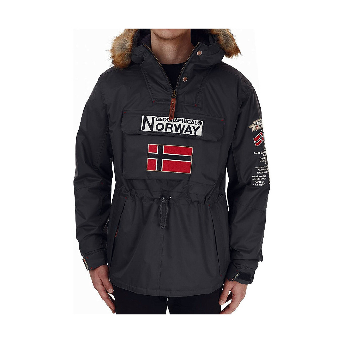 Kleidung Herren Parkas Geographical Norway WR042H/GN Blau
