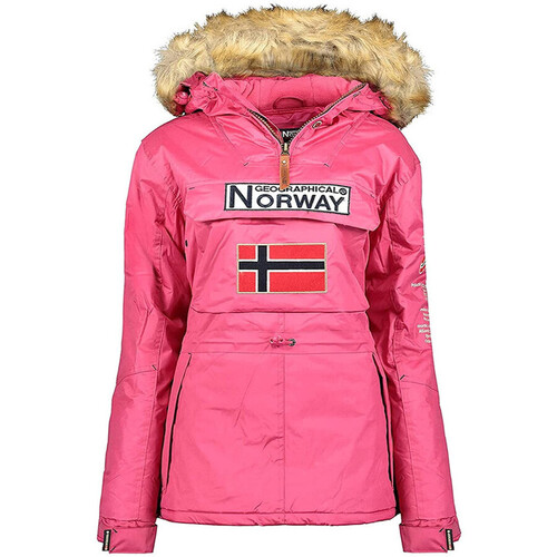 Kleidung Mädchen Parkas Geographical Norway WR731E/GN Rosa