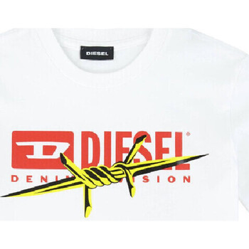 Kleidung Jungen T-Shirts & Poloshirts Diesel 00J4YG-00YI9 Weiss
