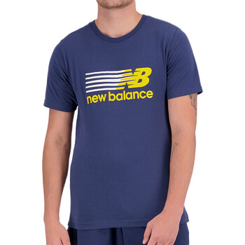 Kleidung Herren T-Shirts & Poloshirts New Balance MT23904NNY Blau