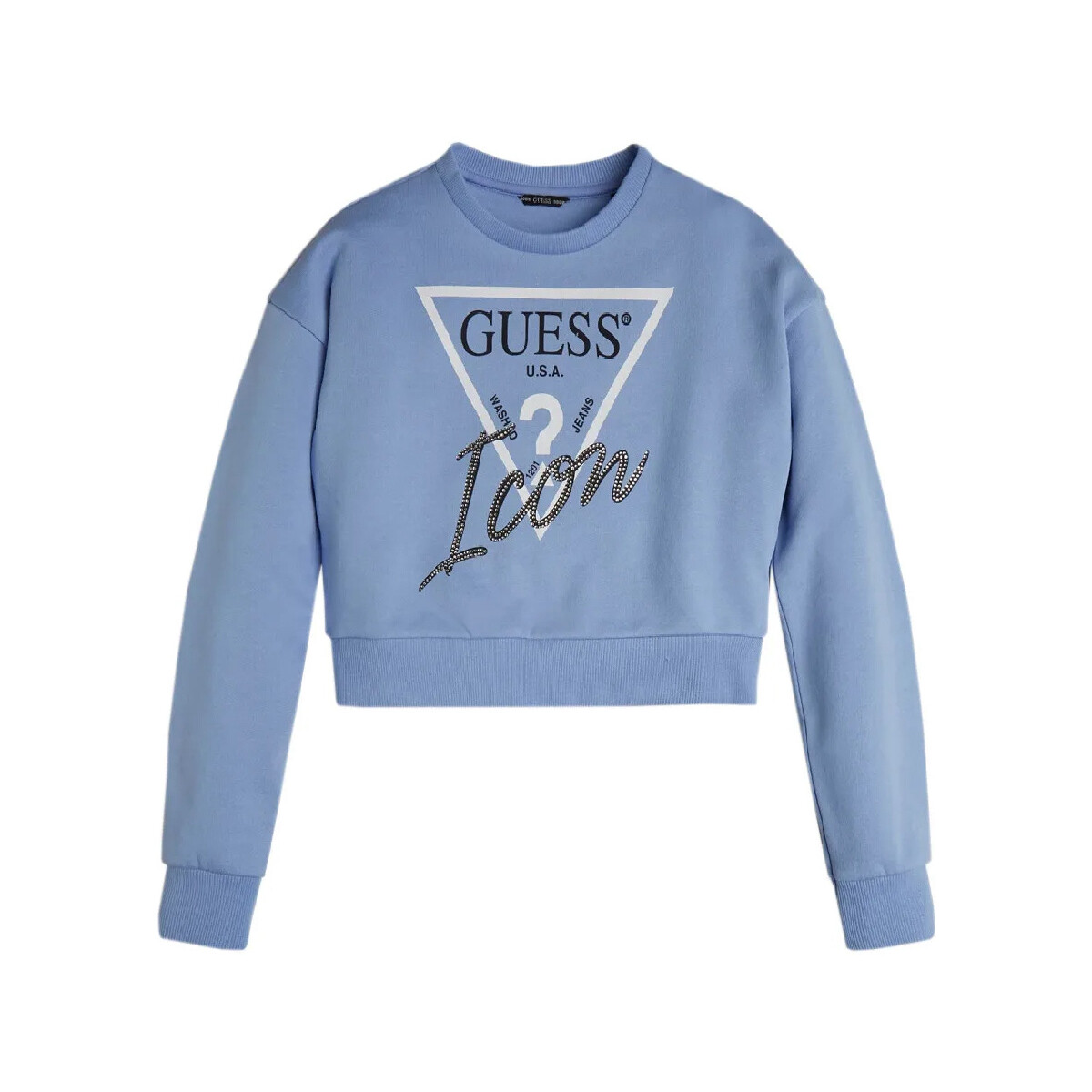Kleidung Mädchen Sweatshirts Guess G-J1RQ14KAD70 Blau