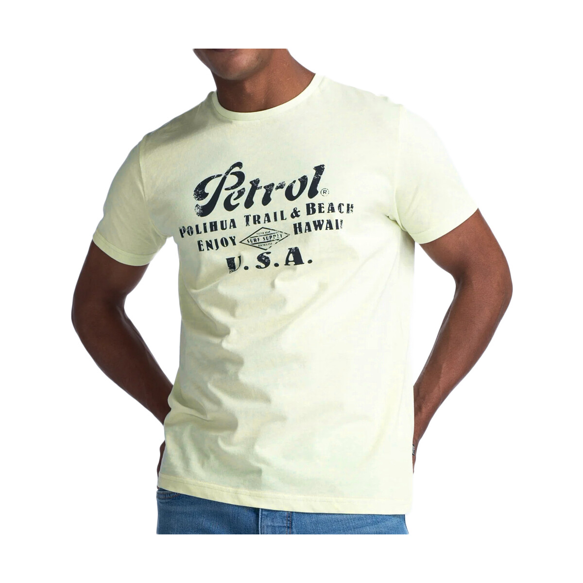 Kleidung Herren T-Shirts & Poloshirts Petrol Industries M-1040-TSR600 Gelb