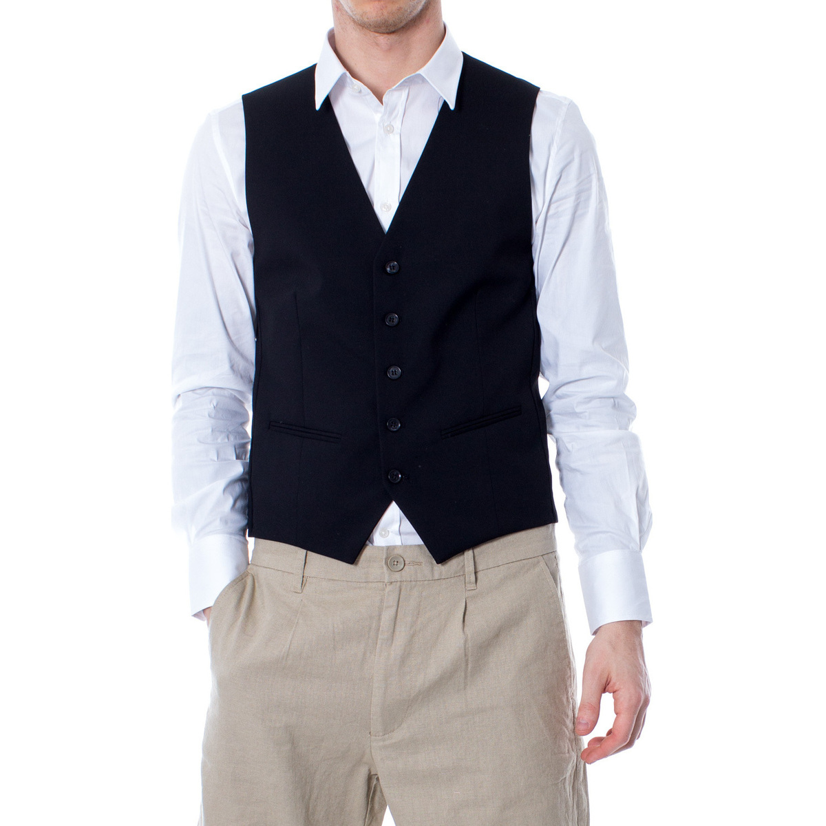 Kleidung Herren Anzugweste Selected 16052660 Schwarz