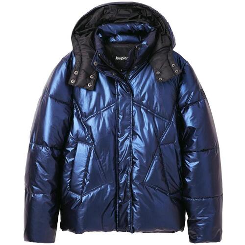 Kleidung Damen Daunenjacken Desigual HAMILTON - 23WWEW78 Blau