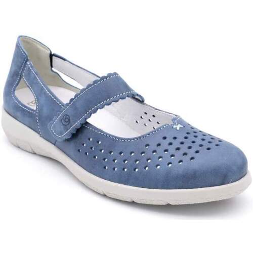 Schuhe Damen Ballerinas Suave 3632 Blau
