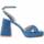 Schuhe Damen Sandalen / Sandaletten Leindia 88518 Blau