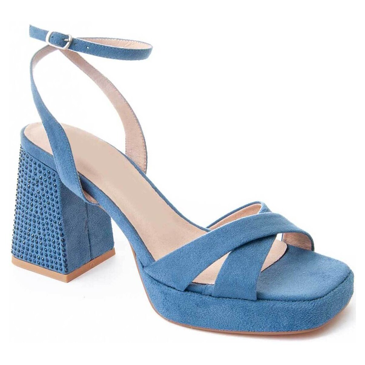 Schuhe Damen Sandalen / Sandaletten Leindia 88518 Blau