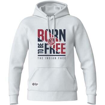 Kleidung Sweatshirts The Indian Face Born to be Free Weiss