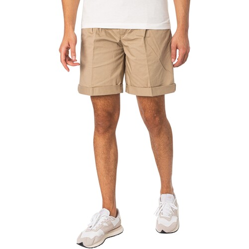Kleidung Herren Shorts / Bermudas Replay Sweatshorts mit Box-Logo Beige
