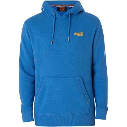 Kleidung Herren Sweatshirts Superdry Kapuzenpullover mit Essential-Logo Blau