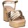 Schuhe Damen Sandalen / Sandaletten Unisa Odolf Gold