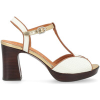 Schuhe Damen Sandalen / Sandaletten Chie Mihara Sandale mit Absatz  aus weißem Leder Other